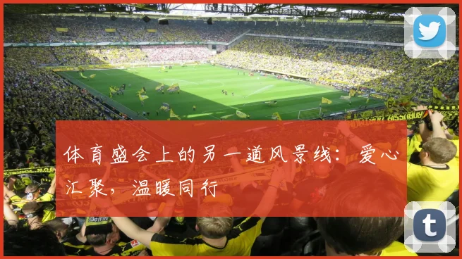 体育盛会上的另一道风景线:爱心汇聚,温暖同行